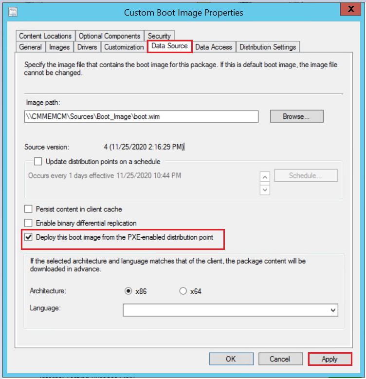 SCCM Create Custom Windows PE Boot Image Using MDT with ConfigMgr 5