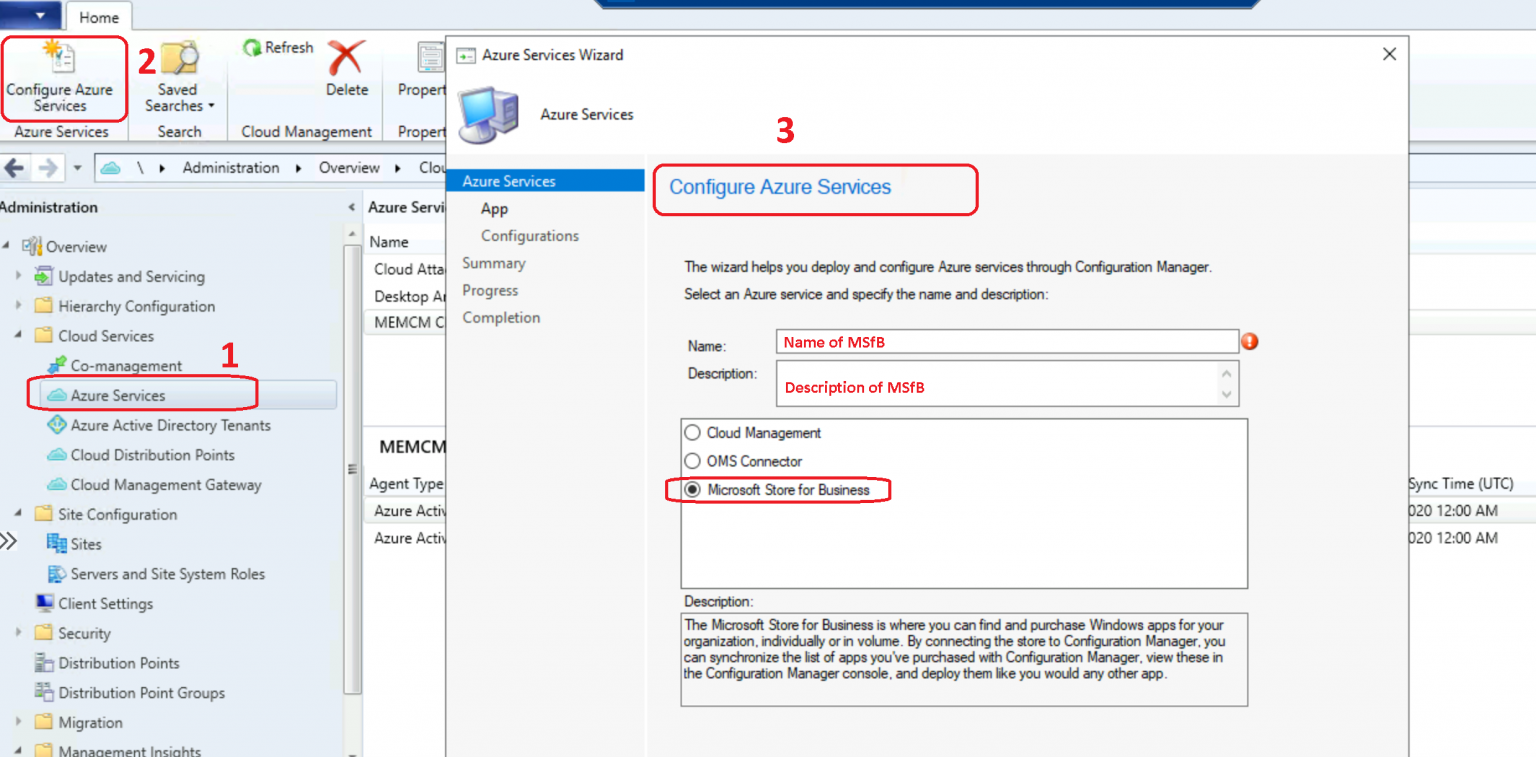 SCCM Sync with MSfB Microsoft Store for Business ConfigMgr HTMD