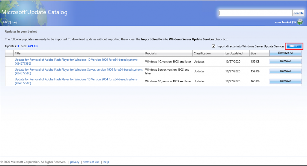 How to Manually Import Patches to WSUS and Deploy using SCCM