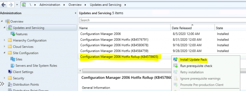 ConfigMgr 2006 Hotfix KB4578605 SCCM | Update Rollup | 22 Fixes - Fig.2