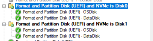 ConfigMgr Task Sequence OSD Multiple Physical Drives | SCCM