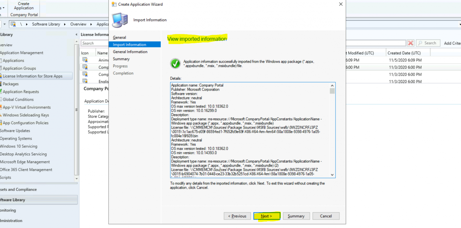Create Microsoft Store Apps In SCCM Application HTMD Blog