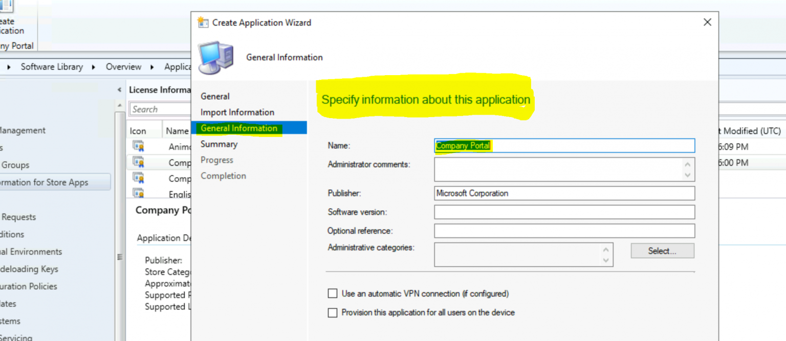Create Microsoft Store Apps In SCCM Application HTMD Blog
