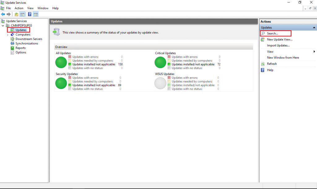 How to Manually Import Patches to WSUS and Deploy using SCCM