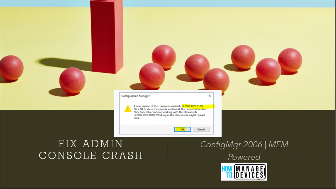 Fix ConfigMgr Console Terminates Unexpectedly Error | SCCM 2006 HTMD Blog