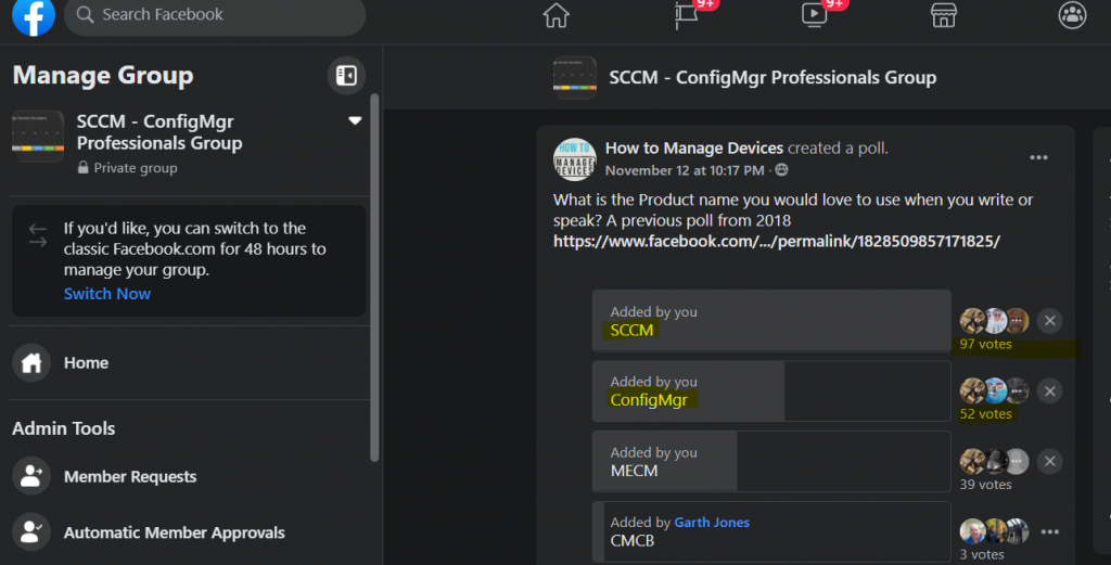 What SCCM ConfigMgr MEMCM MECM MEM | Survey | Poll 1