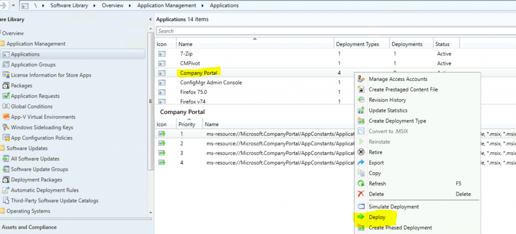 Deploy Microsoft Store Apps using ConfigMgr | SCCM