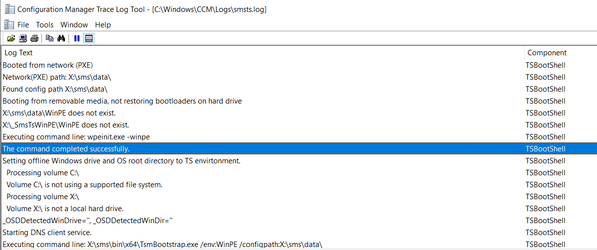 SCCM SMSTS Log File Location Reading Tips HTMD Blog