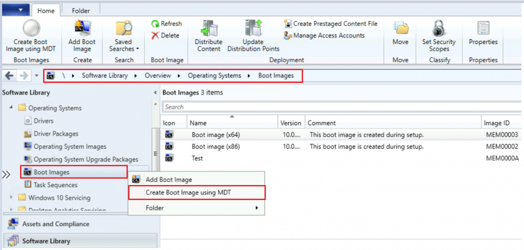 SCCM Create Custom Windows PE Boot Image Using MDT with ConfigMgr