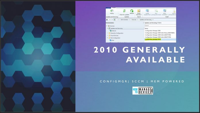 2010 is Generally Available 2010 is Generally Available