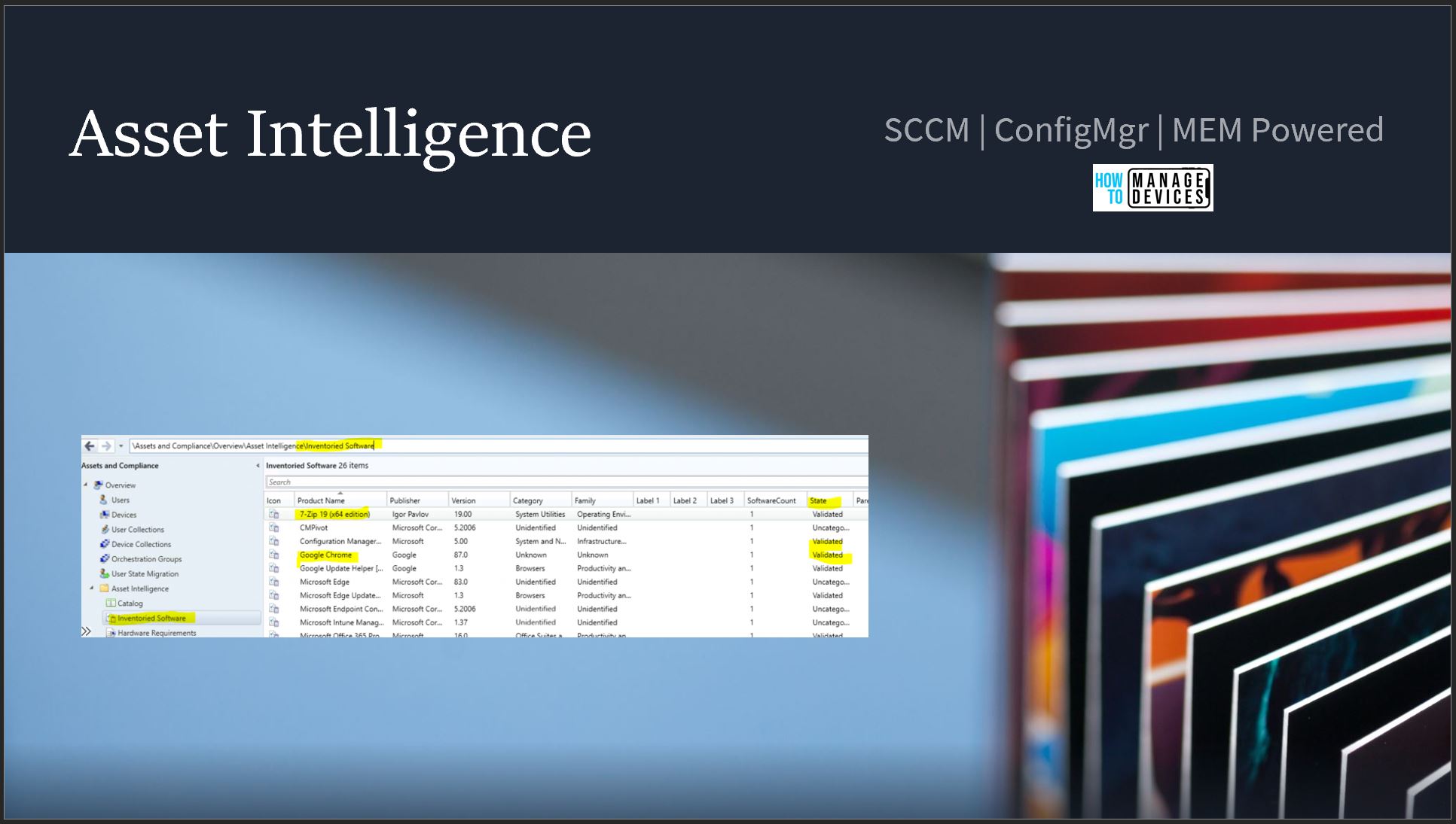 Enable ConfigMgr Asset Intelligence