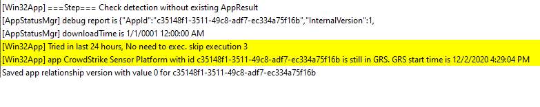 Override GRS: Trigger IME to retry failed Win32 App deployment - IME skips an app execution if it has failed for previous 3 attempts and is hence blocked by Intune GRS 