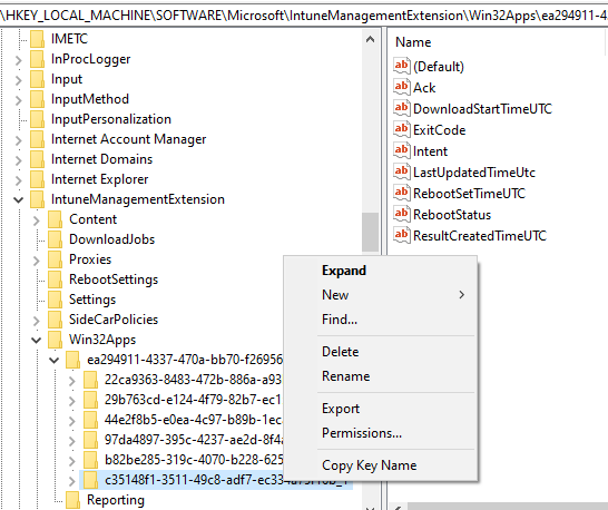 Override Intune GRS: Trigger IME to Retry Failed Win32 App Deployment 5 Override Intune GRS: Trigger IME to Retry Failed Win32 App Deployment - Fig.5