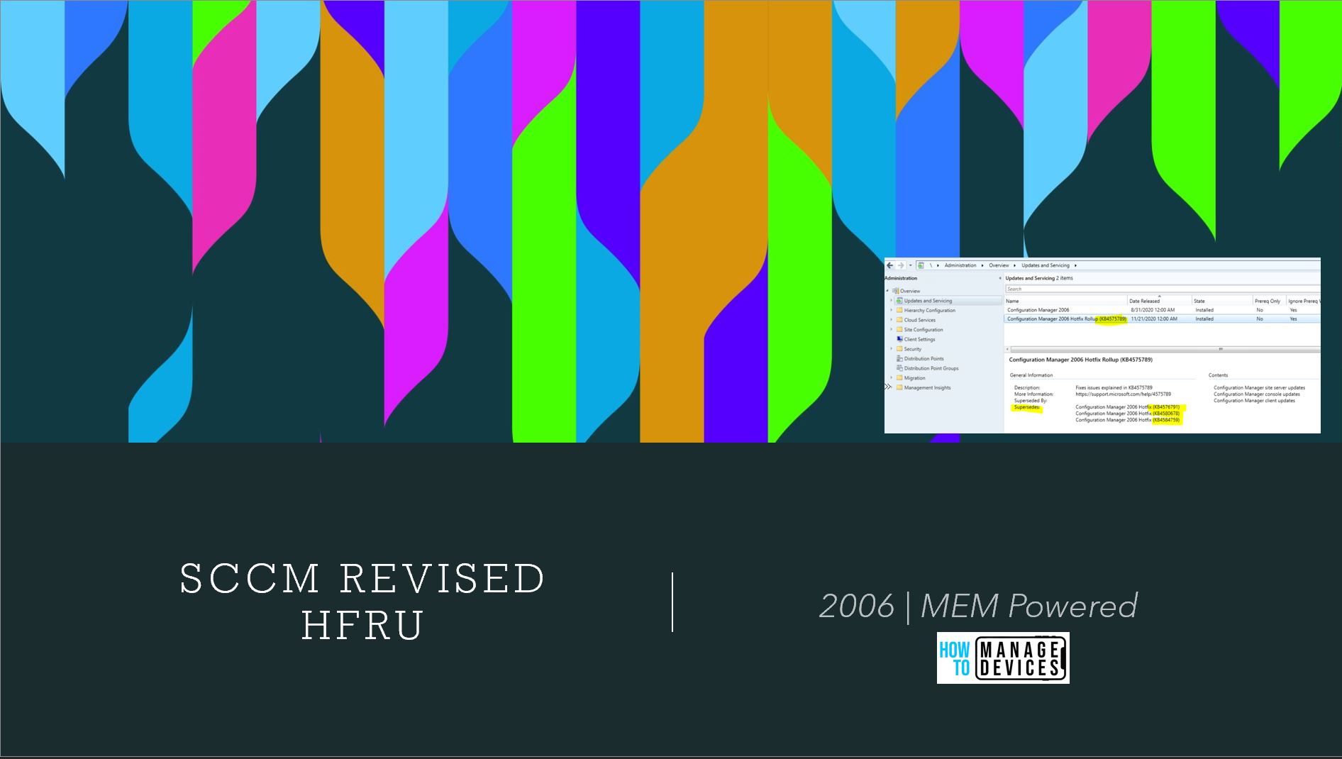 SCCM 2006 Revised Update