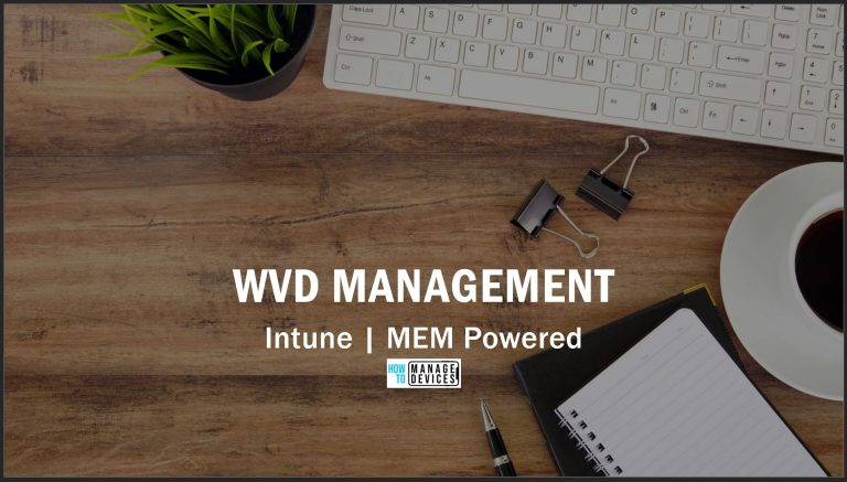 WVD Management with Intune
