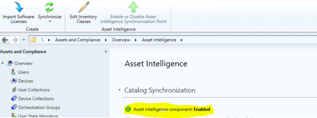 Enable ConfigMgr Asset Intelligence Hardware Inventory | SCCM