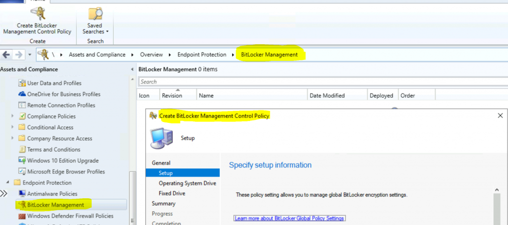 SCCM BitLocker Management Reports | Default Reports