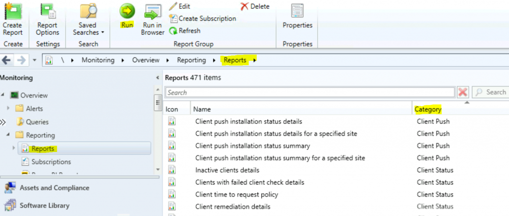 ConfigMgr Client Status Reports - SCCM