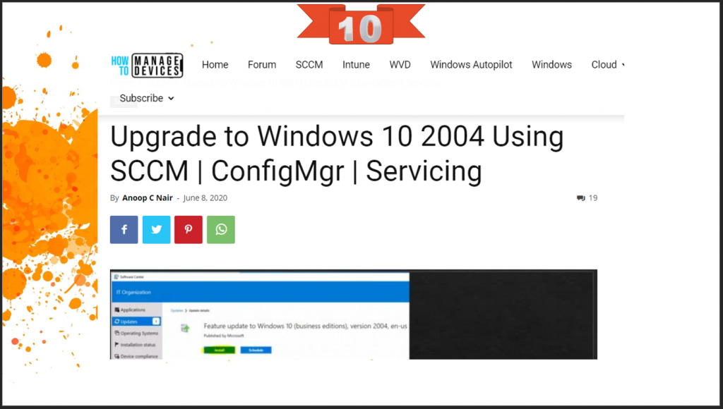 Top 10 SCCM Intune Posts of 2020 | Configuration Manager - Fig.1