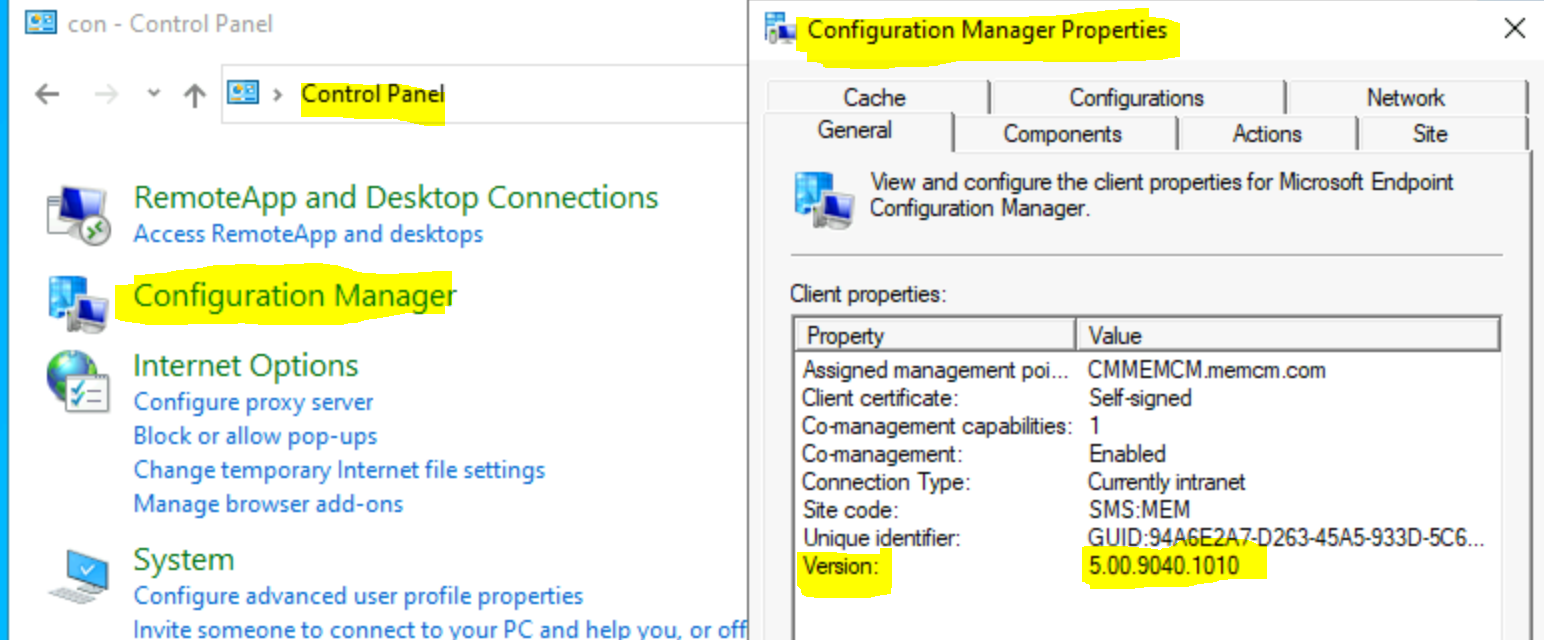 ConfigMgr 2010 Version Details SCCM HTMD Blog