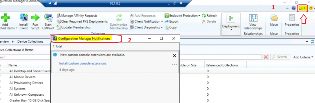 SCCM Console Notification Option in Action for ConfigMgr OLD vs New | Configuration Manager 2