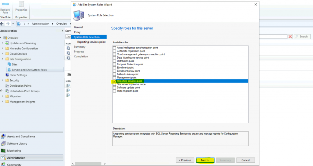 Install ConfigMgr SSRS Reporting Services Point | SCCM | Configuration Manager | Endpoint Manager 1