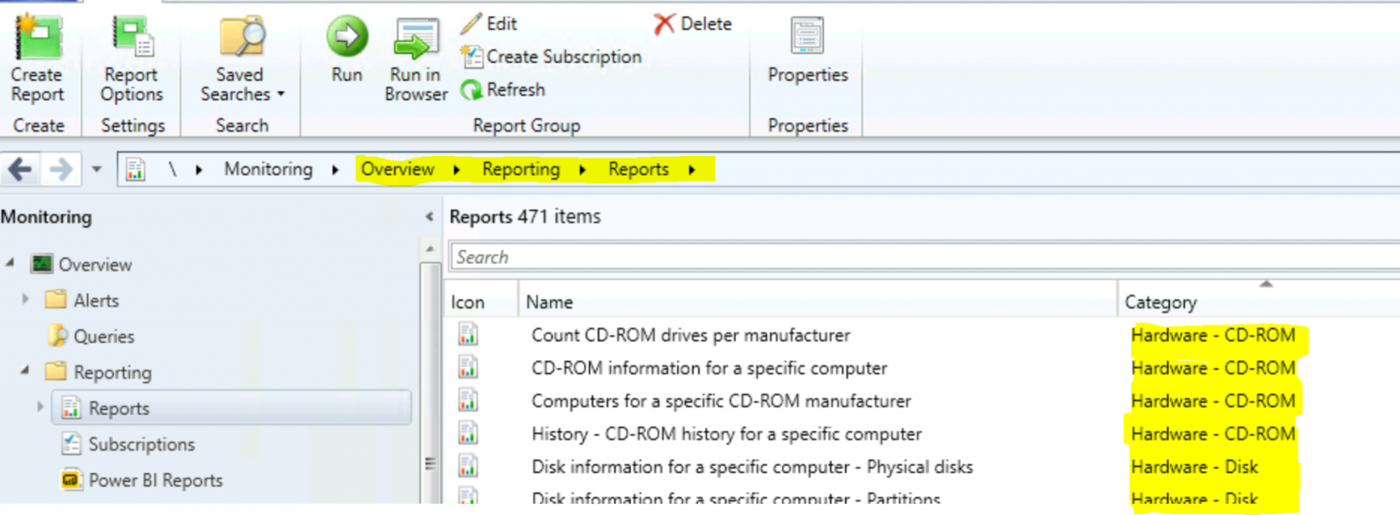 Hardware Report SCCM ConfigMgr Hardware Related Reports | Default Reports ...