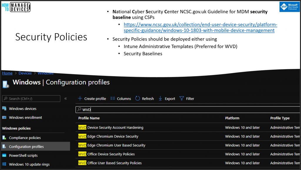 WVD Management with Intune | Windows Virtual Desktop