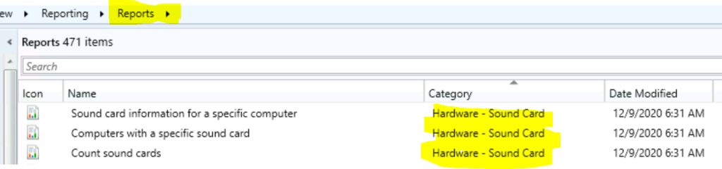 ConfigMgr Hardware Related Reports | SCCM | Default 