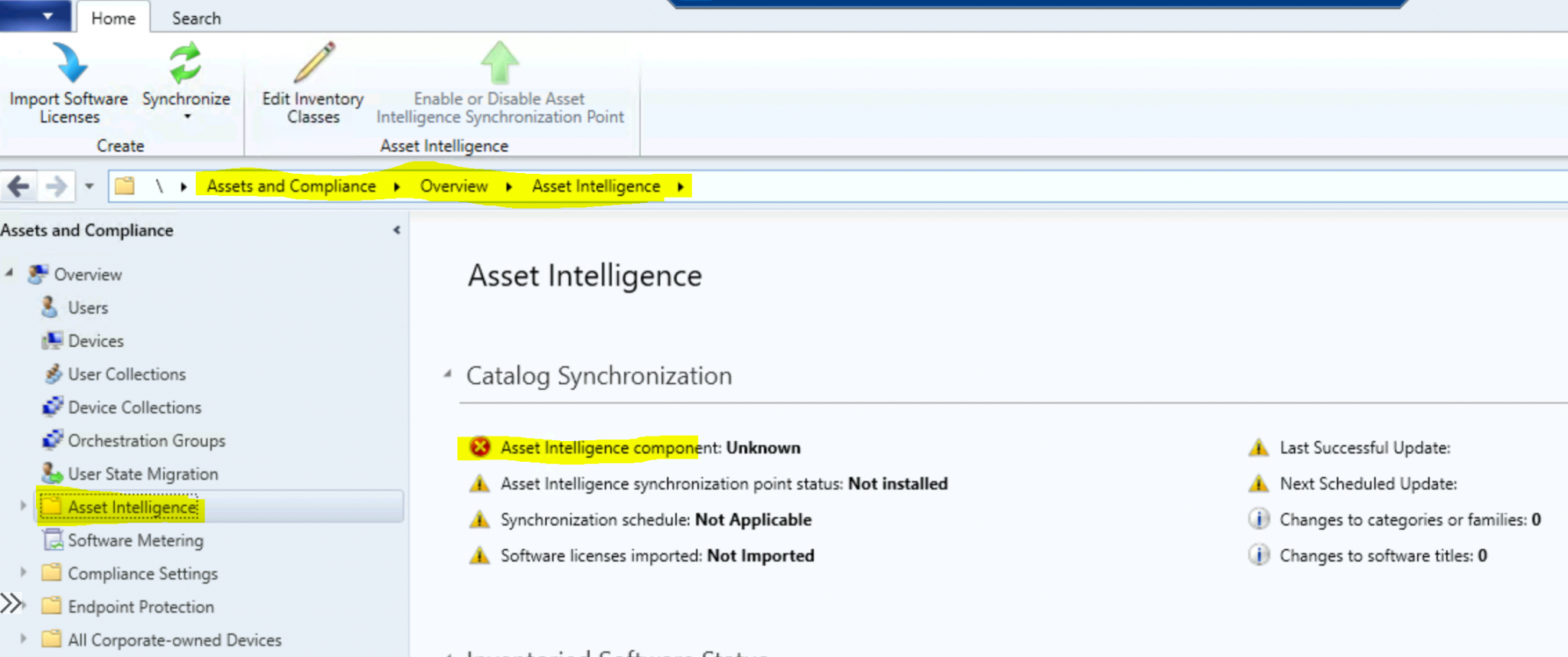Enable SCCM Asset Intelligence Hardware Inventory HTMD Blog