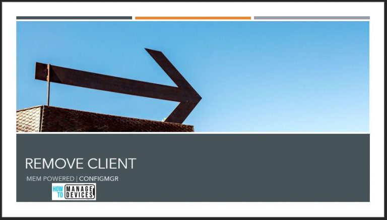 Remove SCCM Client
