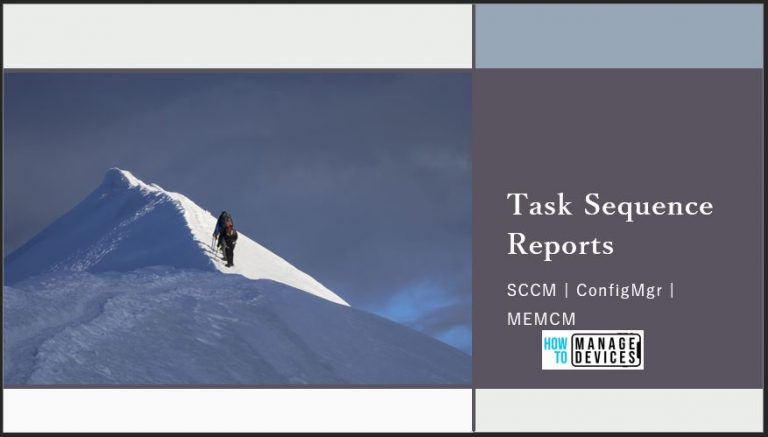 SCCM Task Sequence Reports