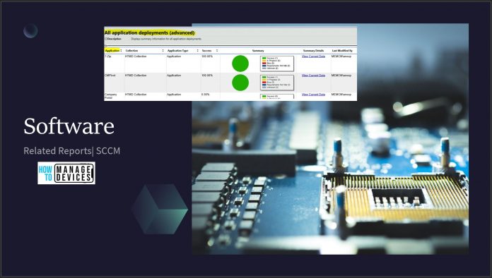 Software Reports ConfigMgr Software Reports ConfigMgr