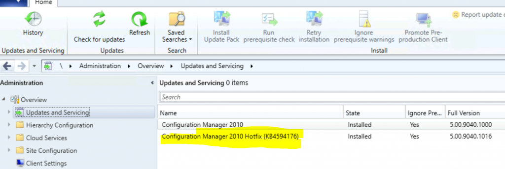 ConfigMgr 2010 Known Issues Fixes | SCCM