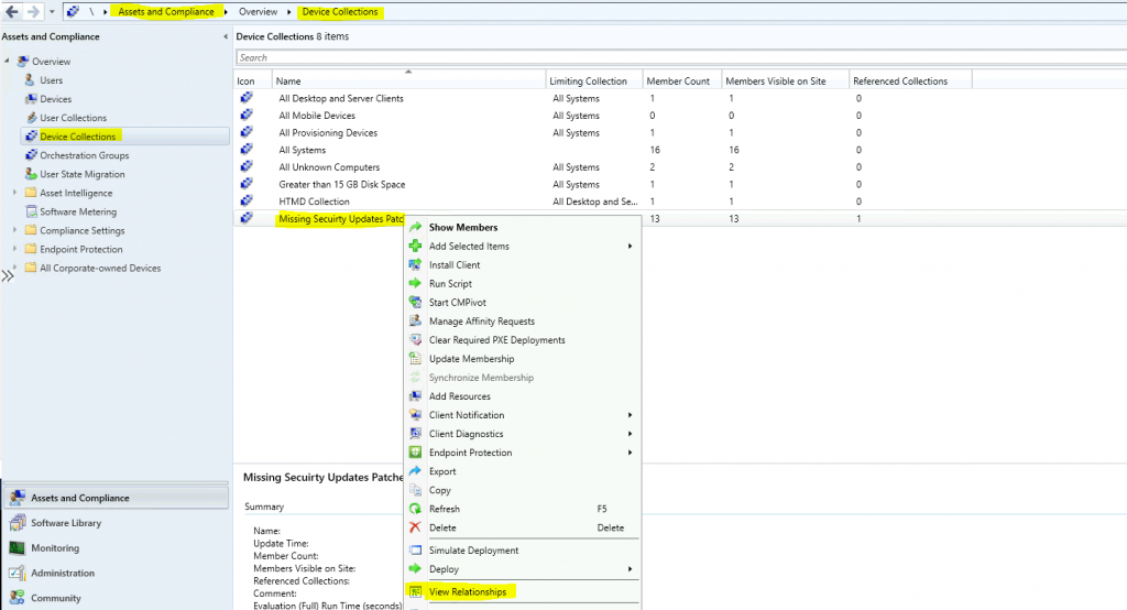 ConfigMgr Collection View Relationships Graph | SCCM | Configuration Manager - Fig.3