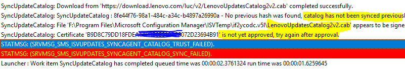 Fix ConfigMgr Third-Party Updates Last Sync Status Trust Failed | SCCM