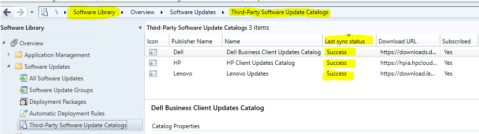 Fix ConfigMgr Third-Party Updates Last Sync Status Trust Failed | SCCM