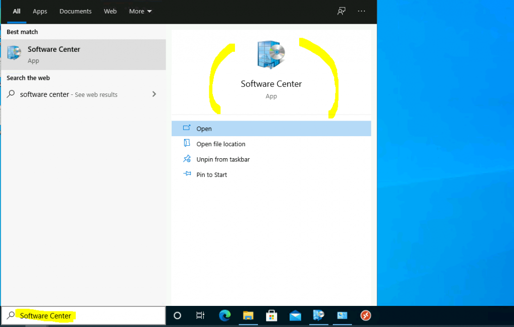 SCCM Software Center vs ConfigMgr Client Applet | Differences | Configuration Manager - Fig.4