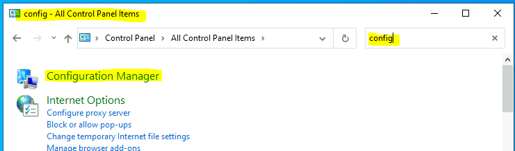 SCCM Software Center vs ConfigMgr Client Applet | Differences