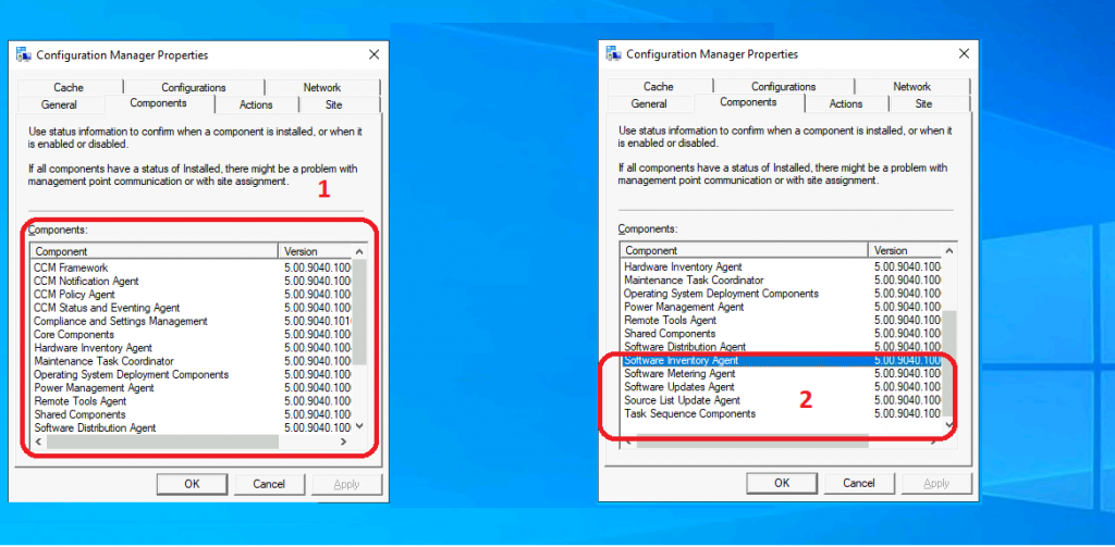 ConfigMgr Client Component Status | Installed | Enabled | Disabled | SCCM | Configuration Manager - Fig.4