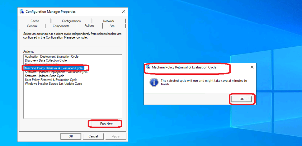 Machine Policy Request & Evaluation Cycle | Client Action | SCCM | ConfigMgr