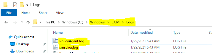 Machine Policy Request Evaluation Cycle Client Action SCCM ConfigMgr 3 Machine Policy Request Evaluation Cycle Client Action SCCM ConfigMgr - Fig.3