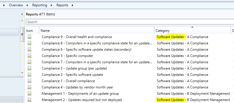 ConfigMgr Default Reports Software Updates | SCCM Patching Reports