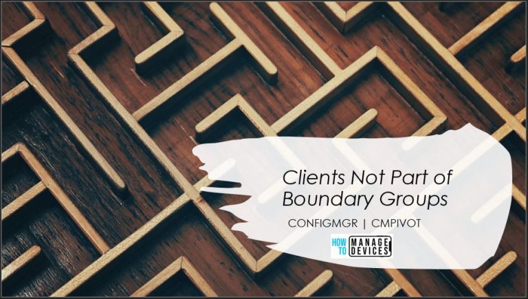 Find Clients not Part of Any Boundary Groups