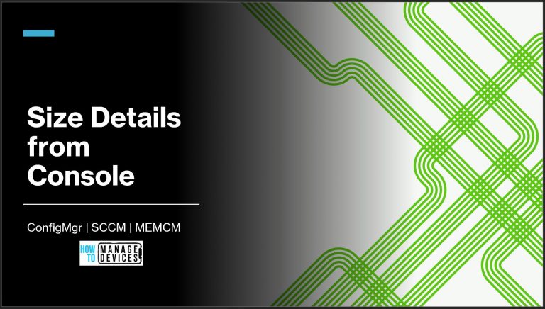 Find Package Size from Console