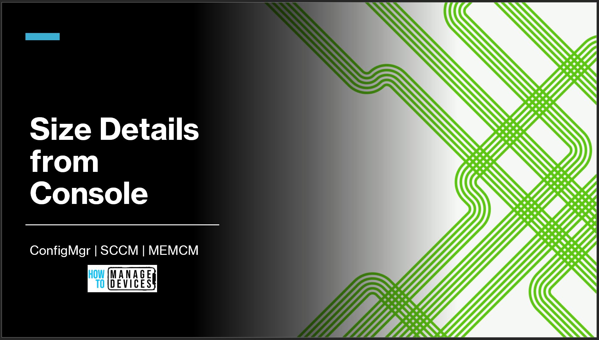 Find Package Size from Console