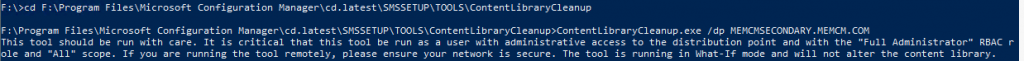 ConfigMgr Content Library Cleanup Tool | SCCM | Distribution Point