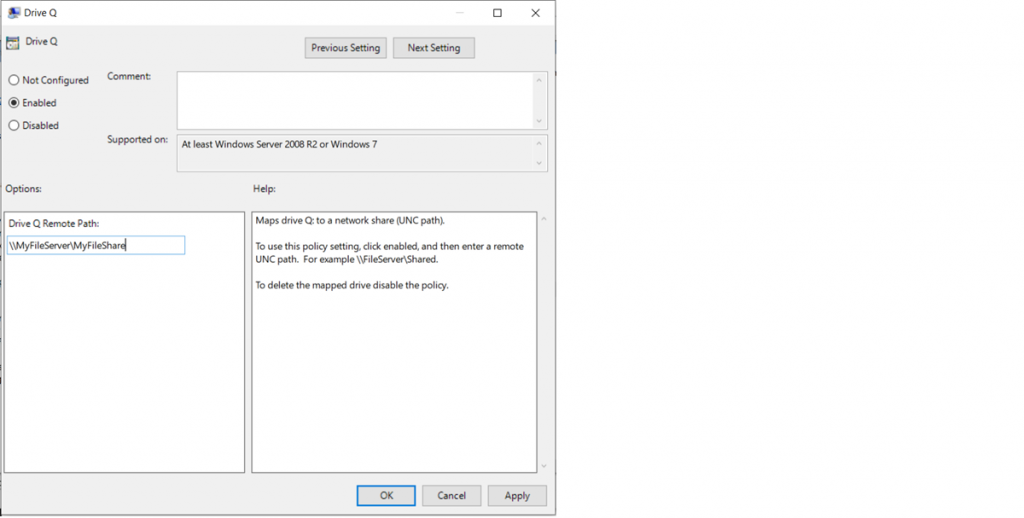 Managing Network Drive Mappings with Intune without PowerShell