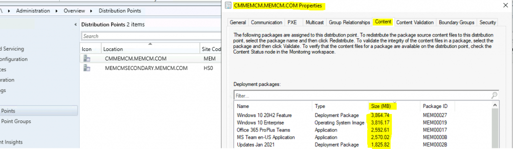 Best way to Find Package Size from ConfigMgr Console | SCCM