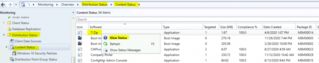 ConfigMgr Redistribute Content to Distribution Point | SCCM | Package